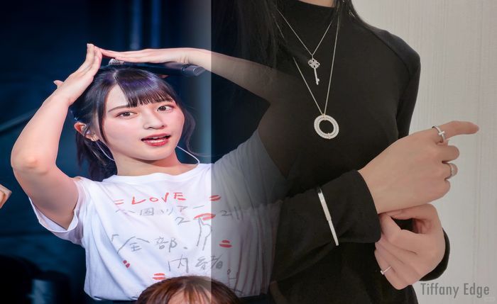 ティファニー ネックレス ダブル リング