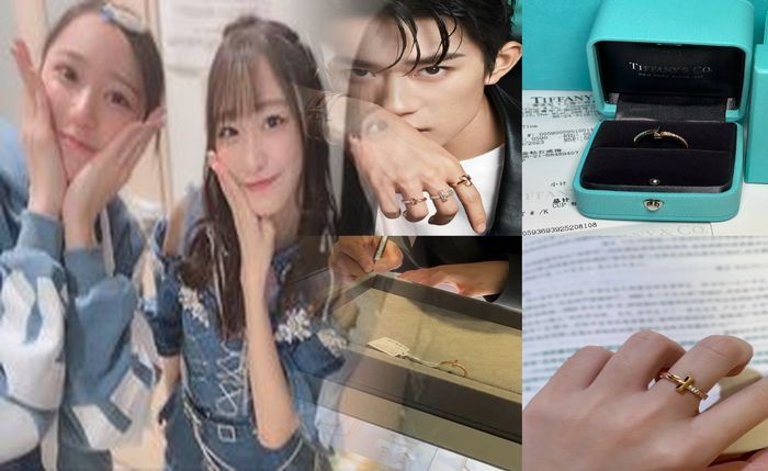 ティファニー 指輪 黒 チタン