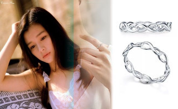 ティファニー リボン リング シルバー