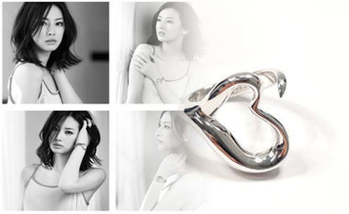 ティファニー ブラック チタン リング