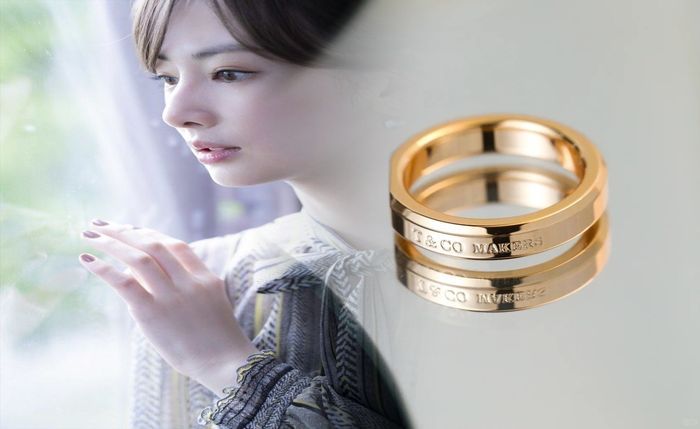 ピンク ゴールド 結婚 指輪 ティファニー