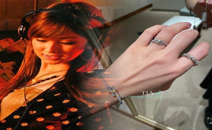 ティファニー キーリング オープン ハート