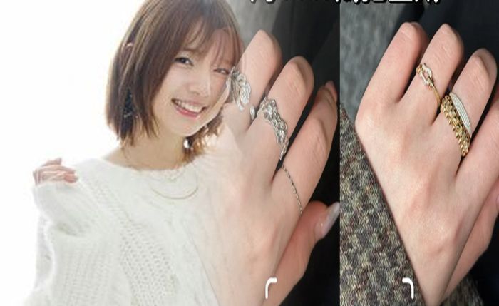 ティファニー ネックレス ダブル リング