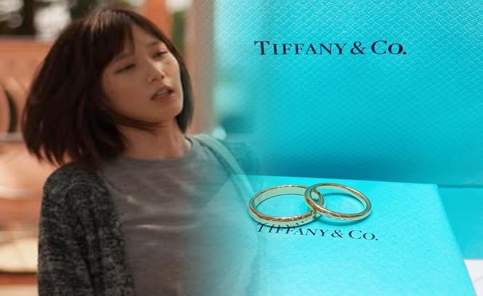 ティファニー リボン ダイヤ リング
