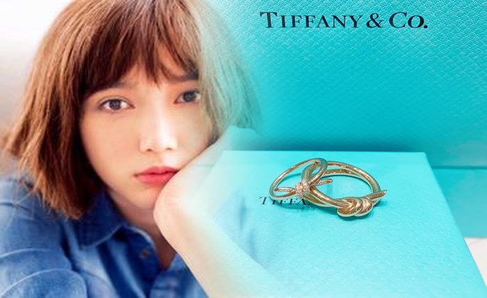 ティファニー バンド リング ゴールド