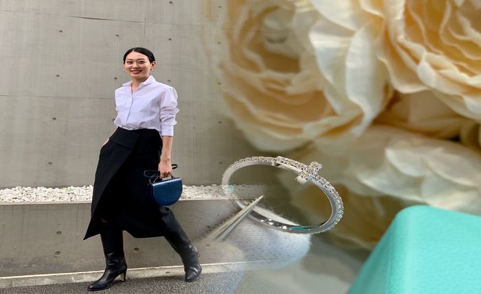 ティファニー リボン リング 中古