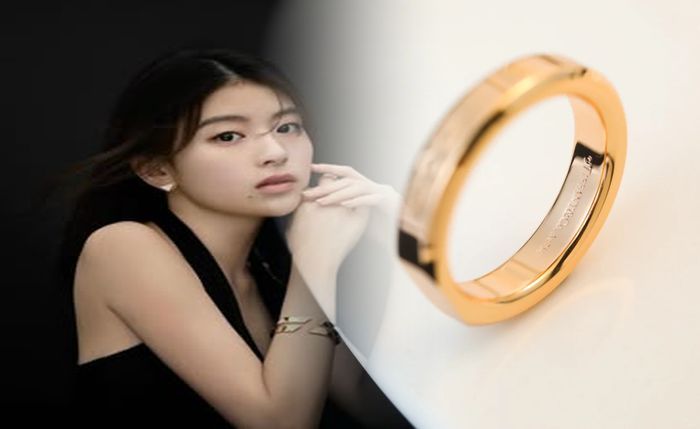ティファニー バンド リング ゴールド