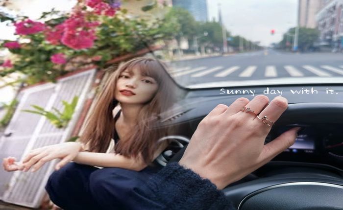 ティファニーで叶える結婚指輪＆婚約指輪の重ね付け：輝く二人のための最愛スタイル