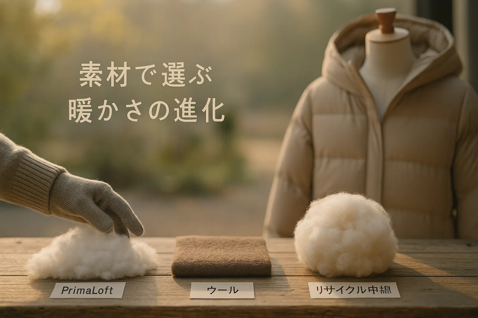 素材で選ぶ:ダウンより暖かい素材と最新中綿テクノロジー.webp