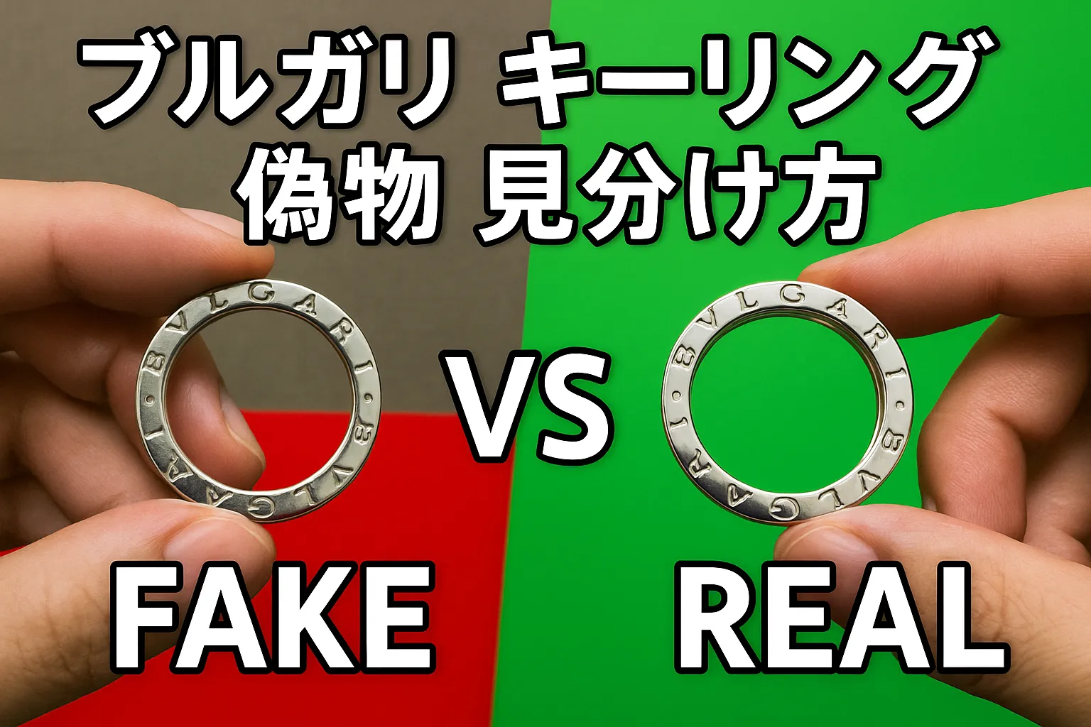 ブルガリ キーリング 偽物 見分け方.webp
