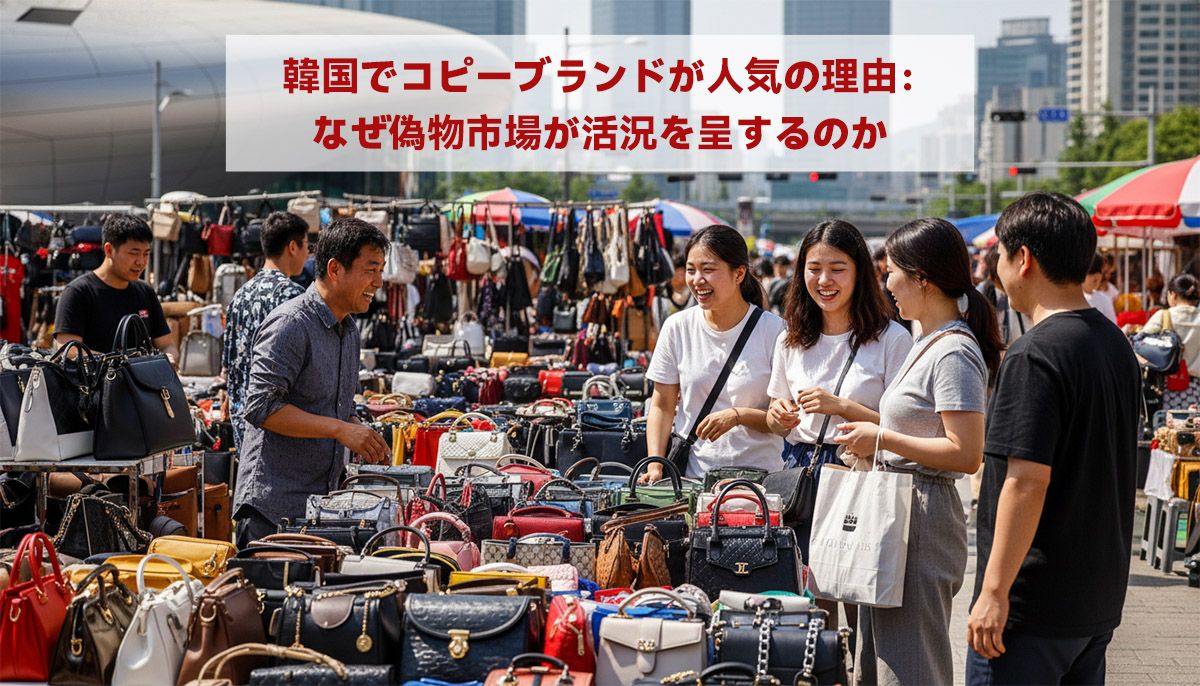 韓国でコピーブランドが人気の理由：なぜ偽物市場が活況を呈するのか