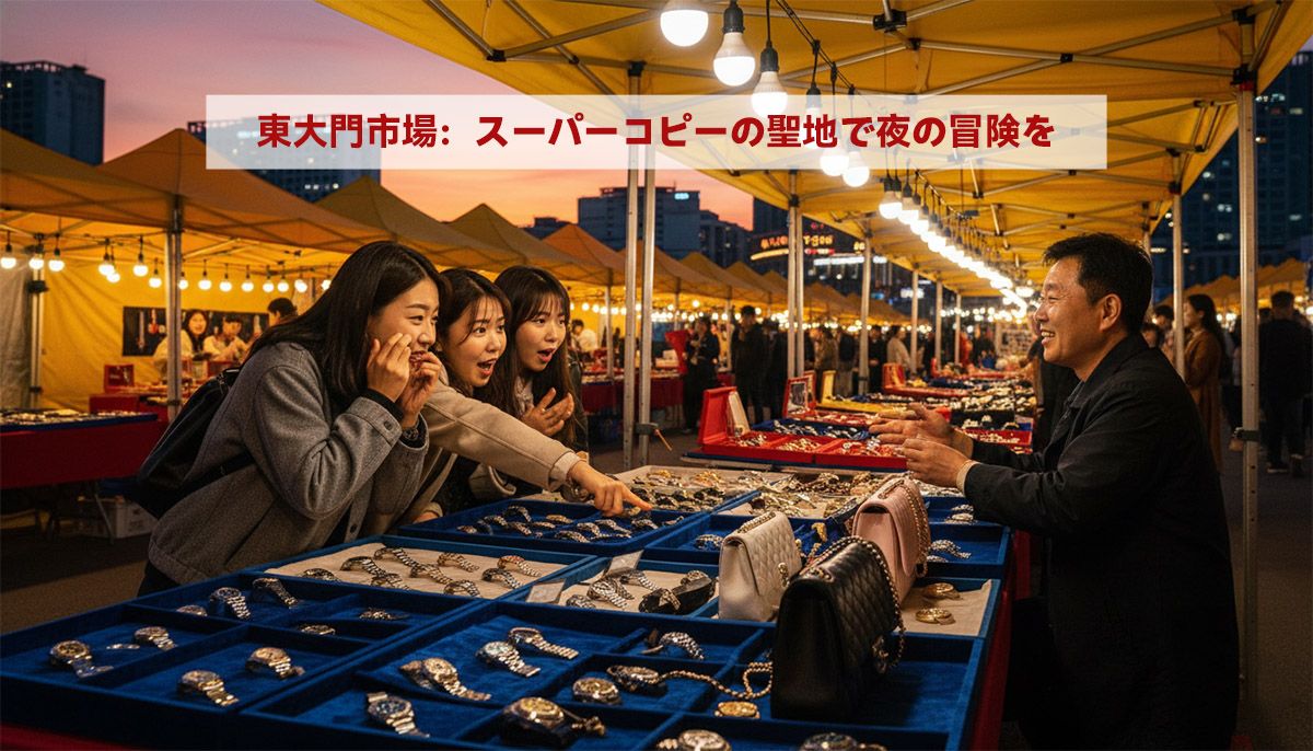 東大門市場：スーパーコピーの聖地で夜の冒険を