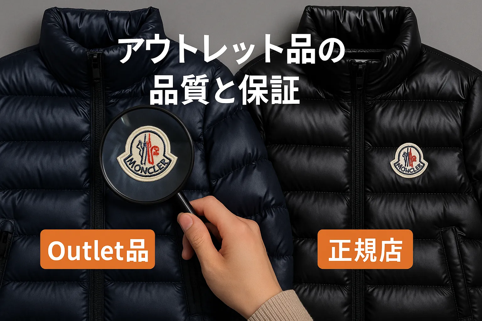 5. アウトレット品の品質と保証｜正規店との違い.webp