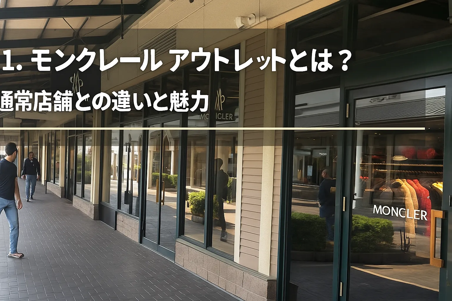 1. モンクレール アウトレットとは？通常店舗との違いと魅力.webp