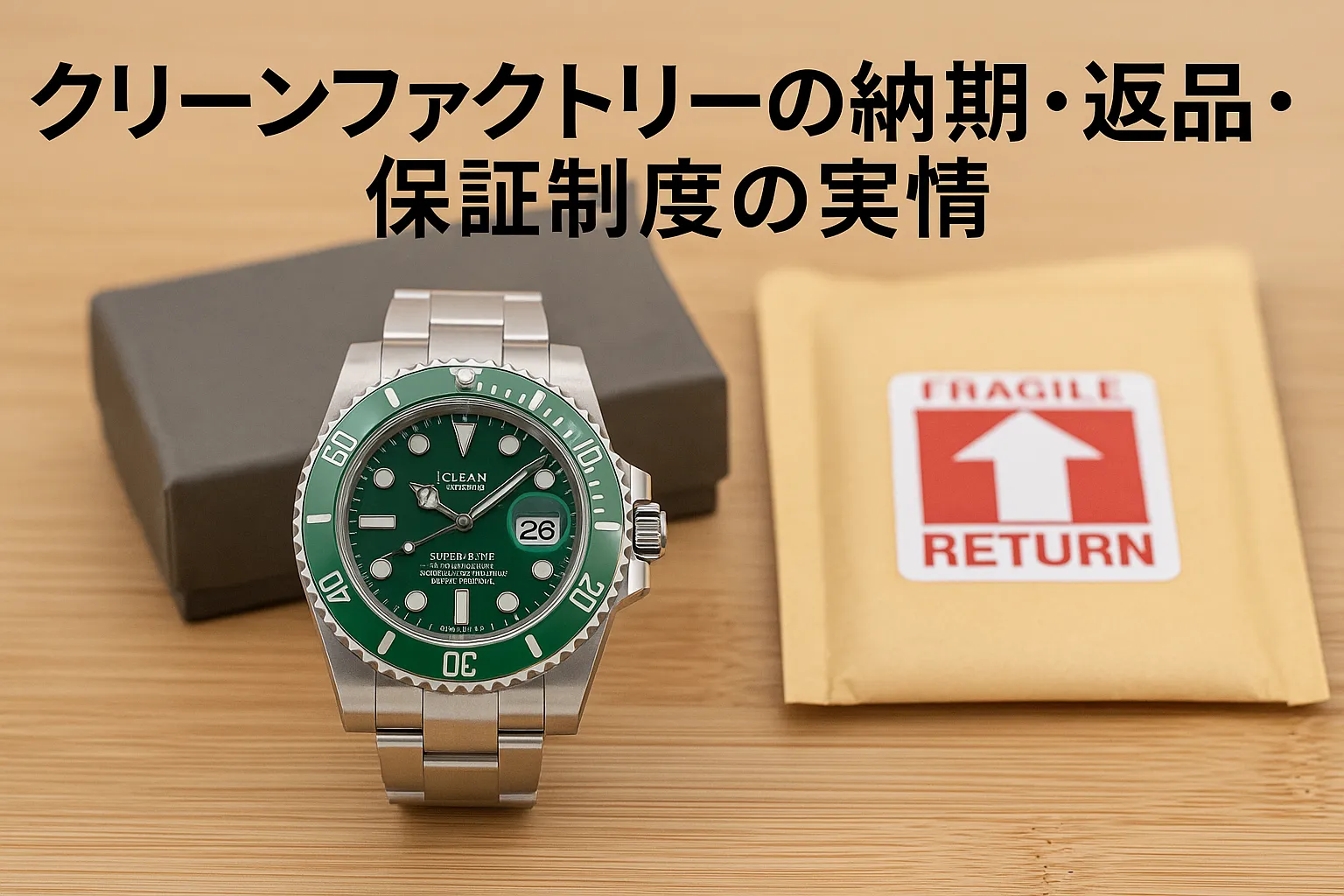 8. クリーンファクトリーの納期・返品・保証制度の実情.webp