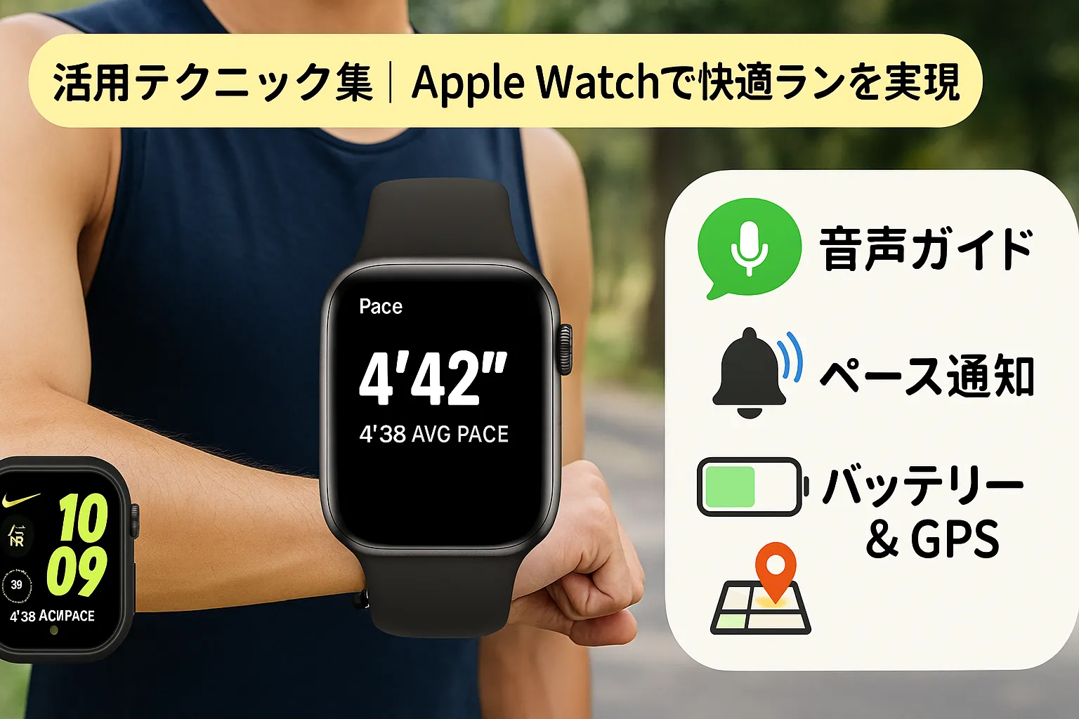 5. 活用テクニック集｜Apple Watchで快適ランを実現.webp