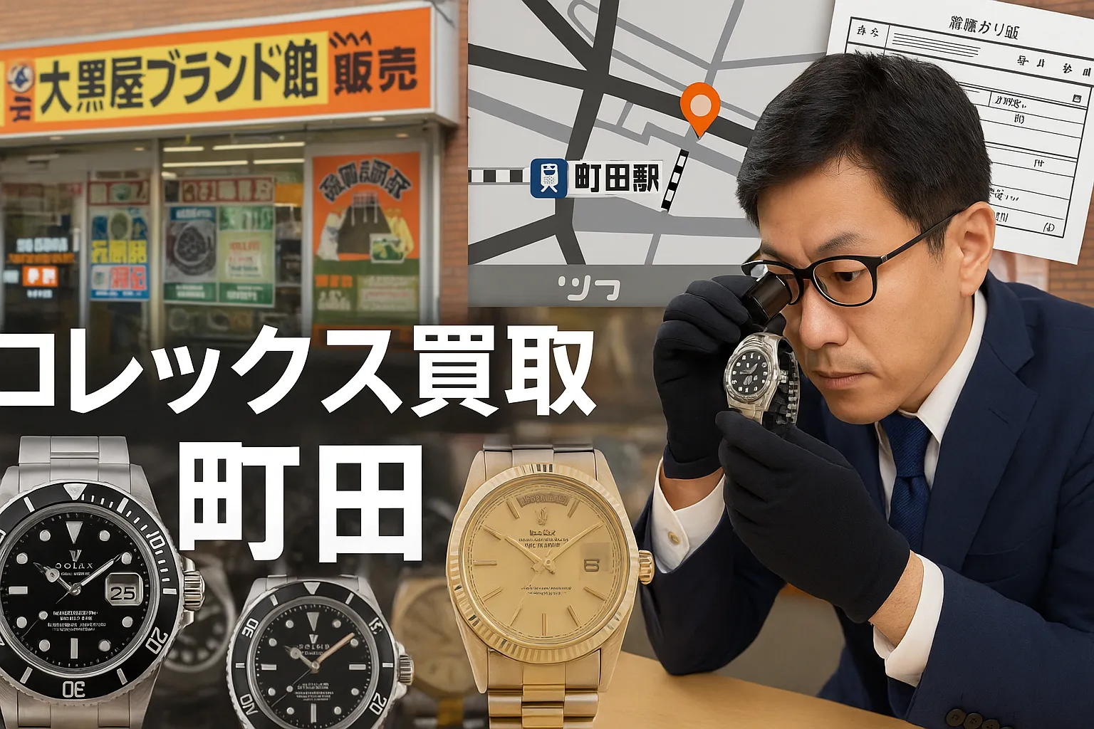町田でロレックス買取 町田を最高値で実現するための完全ガイド｜査定基準・店舗タイプ比較・安全取引のコツ