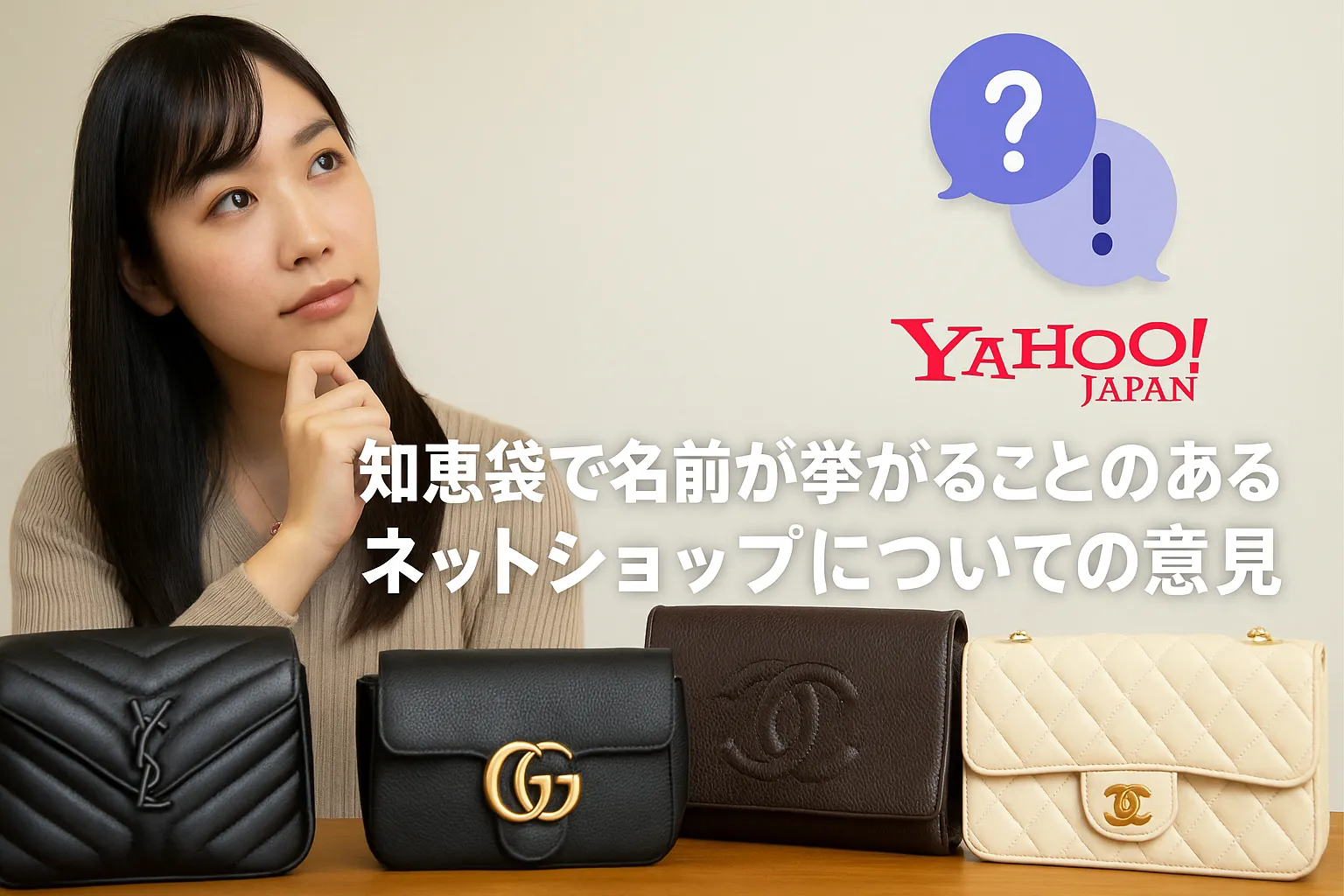 3. 知恵袋で名前が挙がることのあるネットショップについての意見.webp