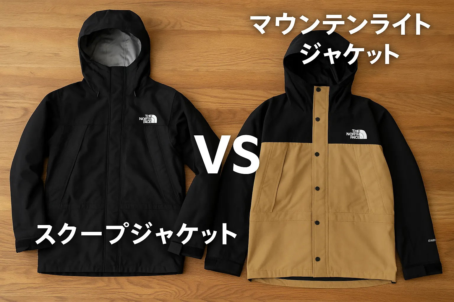 【徹底比較】スクープジャケットとマウンテンライトジャケットの違い｜素材・機能・サイズ感・耐久性・コスパを全角度から検証！