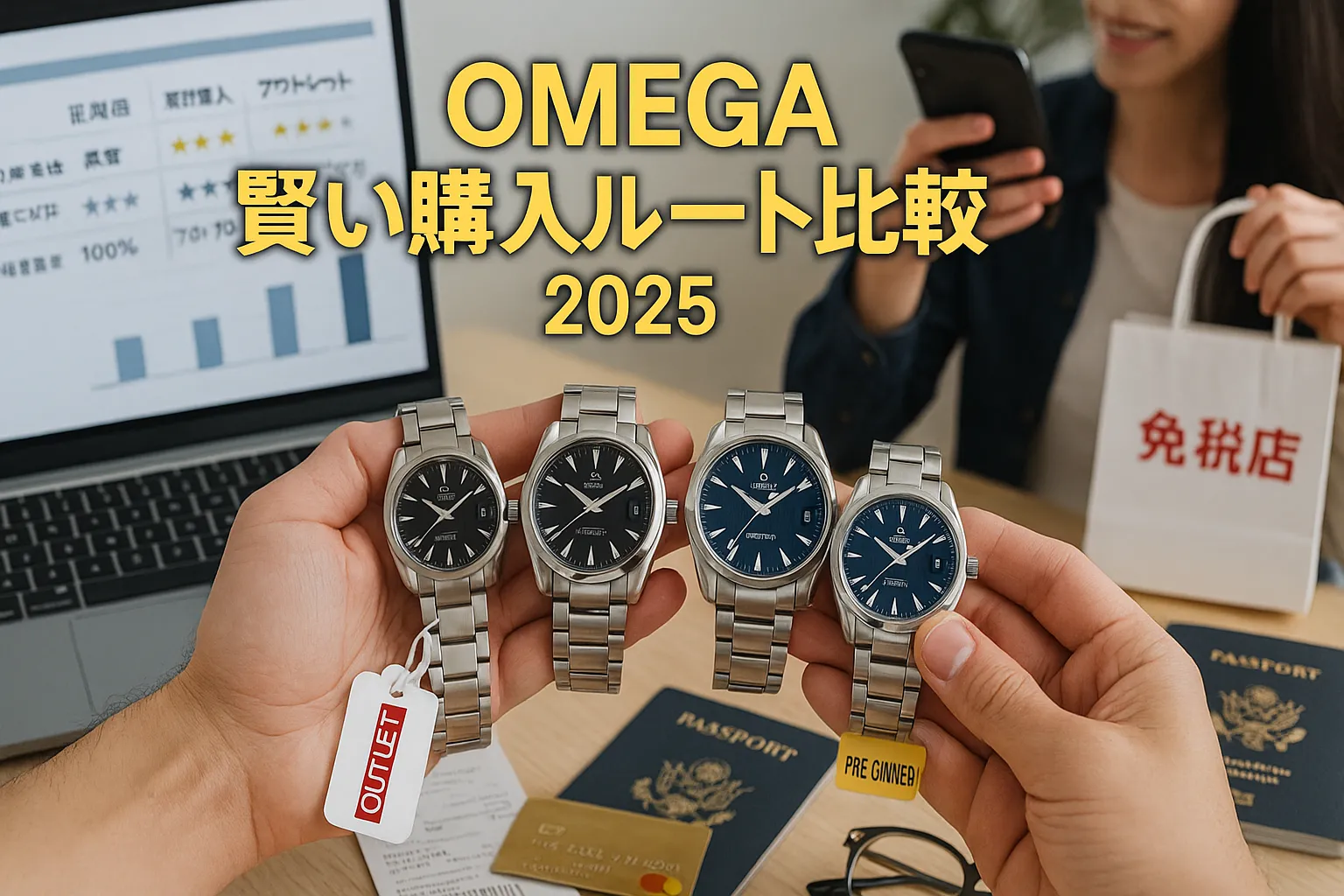 オメガを安く買う方法｜正規店・並行輸入・中古・セール・アウトレット・海外購入を比較.webp