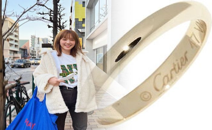 カルティエ ハッピー バースデー 青