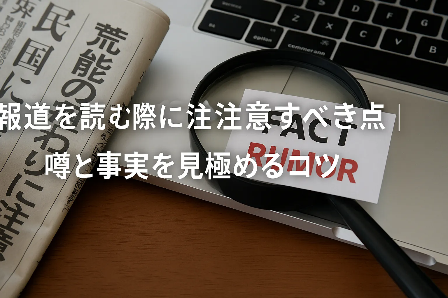 5. 報道を読む際に注意すべき点｜噂と事実を見極めるコツ.webp