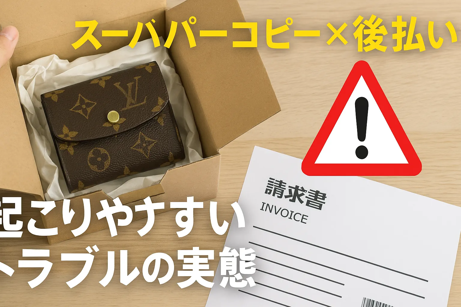 3. 「スーパーコピー×後払い」で起こりやすいトラブルの実態.webp