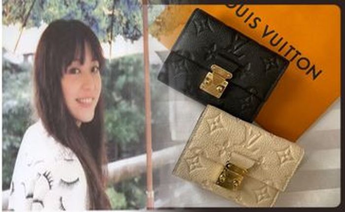 ルイ ヴィトン 財布 モノグラム 赤