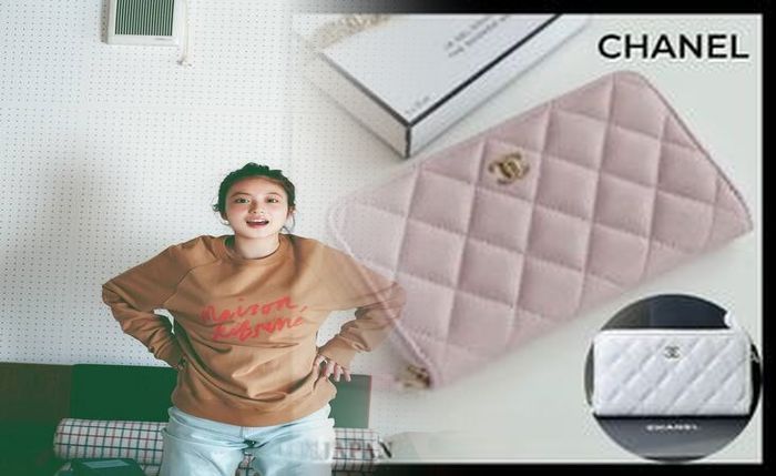 chanel 財布 三 つ折り