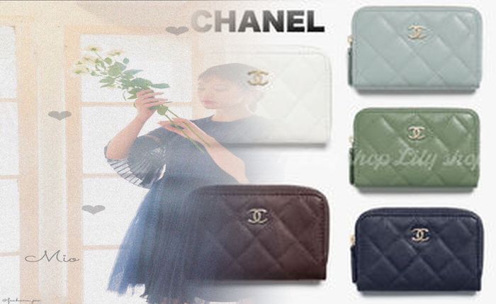 シャネル エナメル 財布 新品