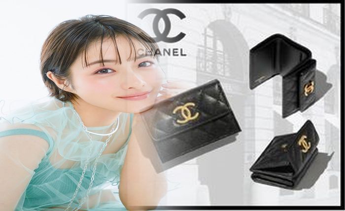 シャネル カメリア 財布 中古