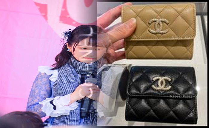 シャネル カメリア チェーン ウォレット