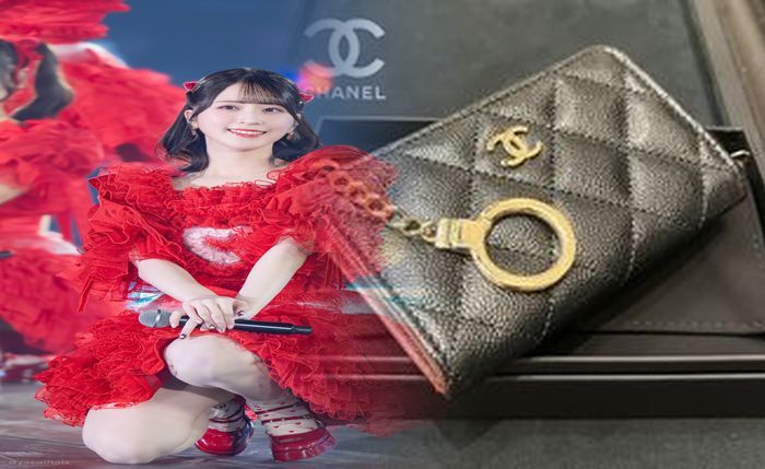 シャネル チェーン ウォレット ピンク