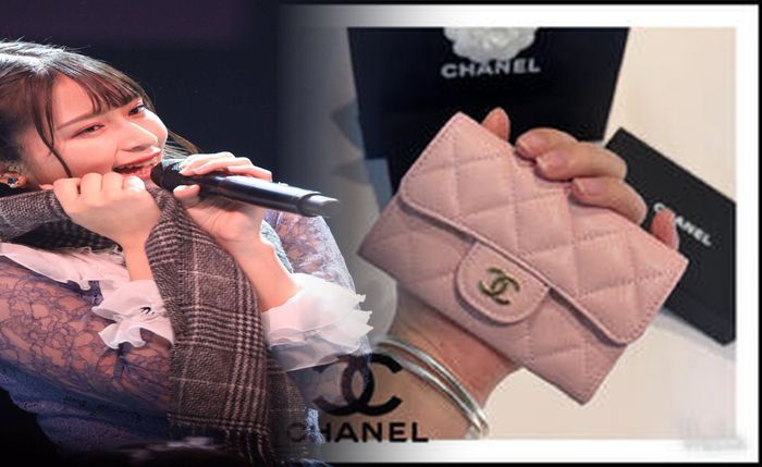 シャネル カメリア チェーン ウォレット