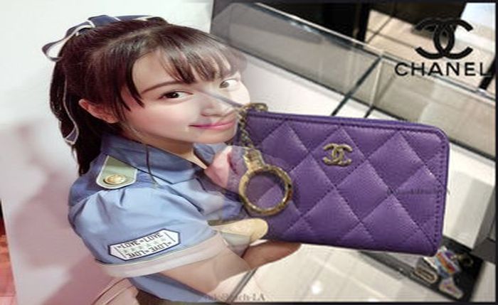 chanel キャビア スキン 長 財布