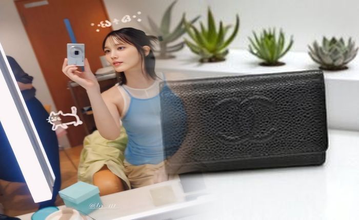 シャネル カメリア 財布 中古