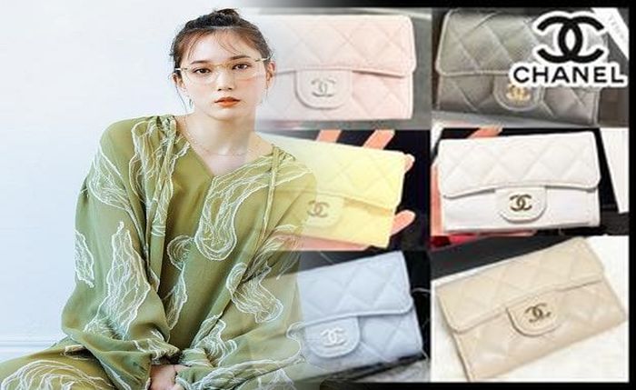 chanel 財布 三 つ折り
