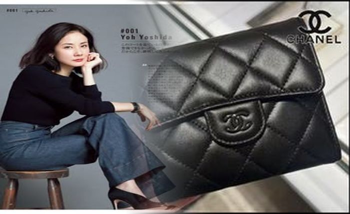 シャネル チェーン ウォレット ピンク