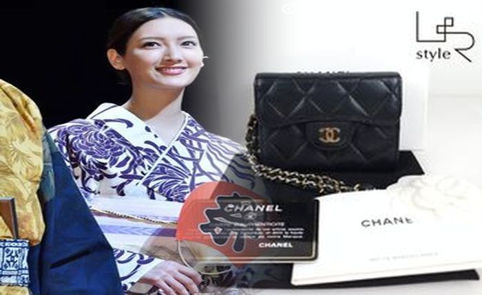 chanel キャビア スキン 長 財布