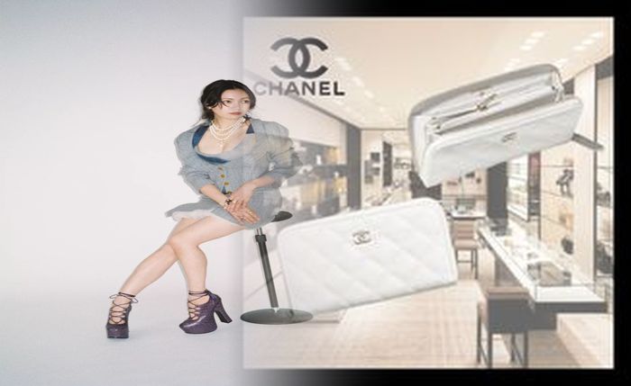 シャネル 財布 ココ ボタン 新品