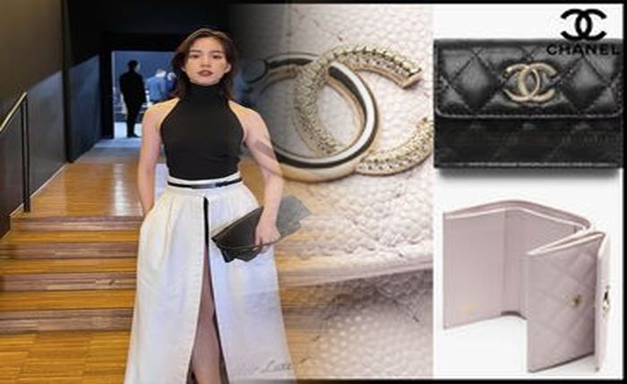 chanel チェーン ウォレット キャビア スキン