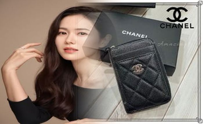 シャネル カメリア チェーン ウォレット