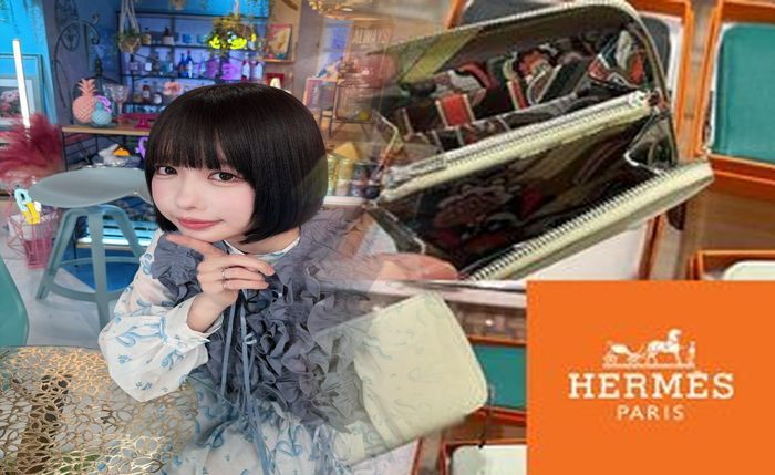 エルメス 財布 オレンジ 新作