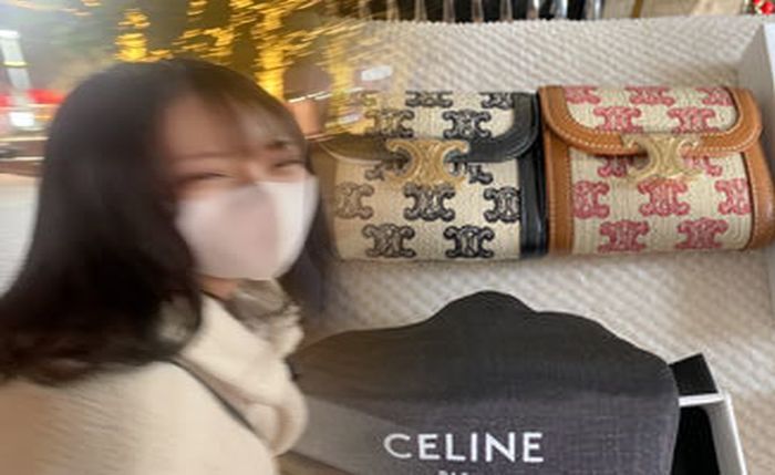 セリーヌ 財布 ラージ フラップ