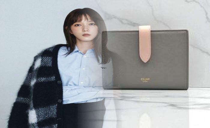 セリーヌ 財布 ベージュ 黄色