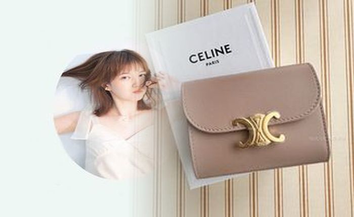 セリーヌ 財布 ミディアム ブルー