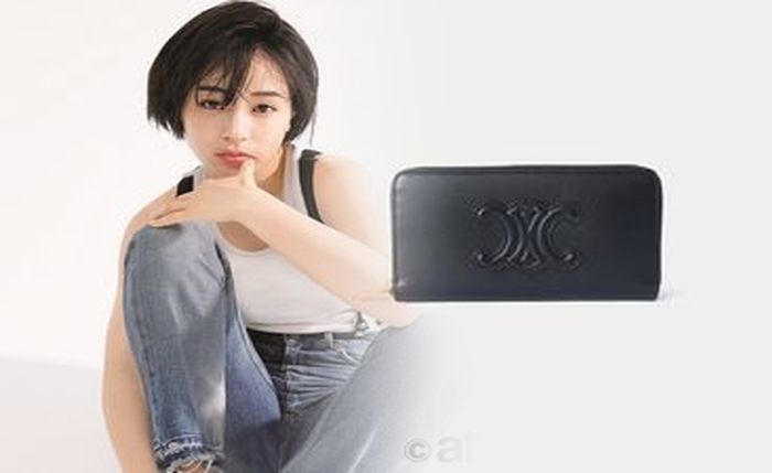 セリーヌ 財布 バイ カラー 二 つ折り
