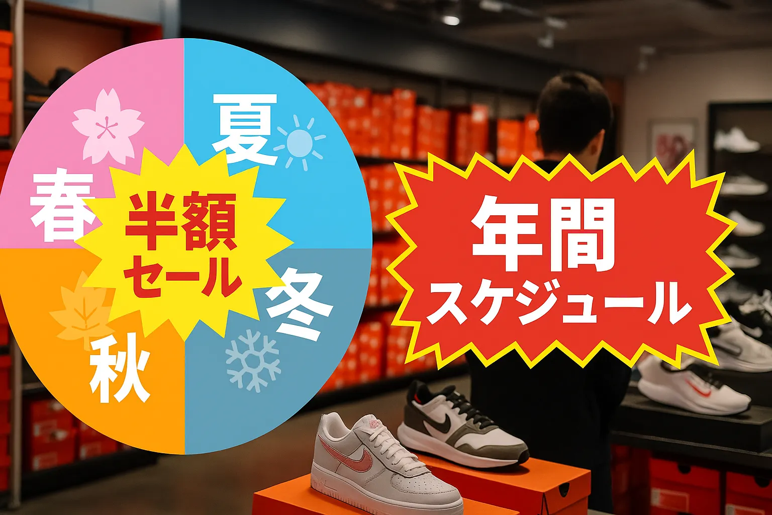 2. 半額セールはいつ開催される？年間スケジュールと時期別の特徴.webp