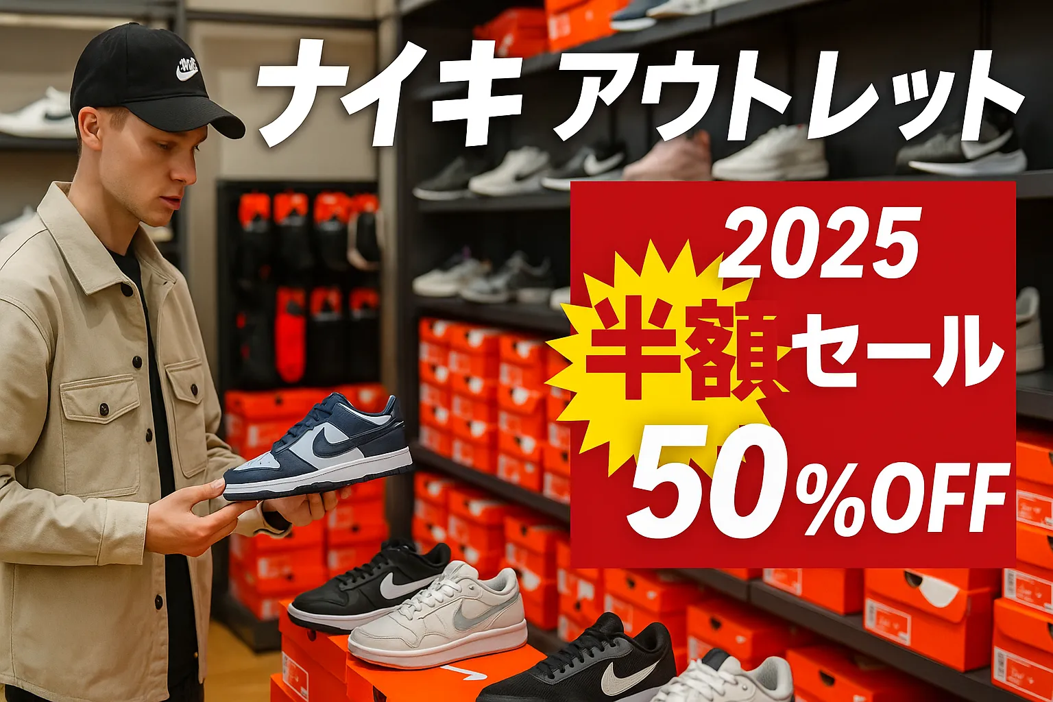 【2025年11月最新版】ナイキアウトレット半額セール徹底攻略｜開催時期・割引率・おすすめ店舗・人気モデル別の狙い目完全ガイド