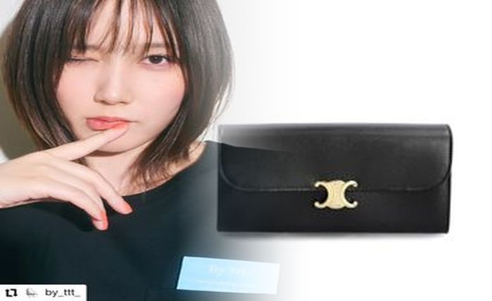 セリーヌ 財布 バイ カラー 二 つ折り